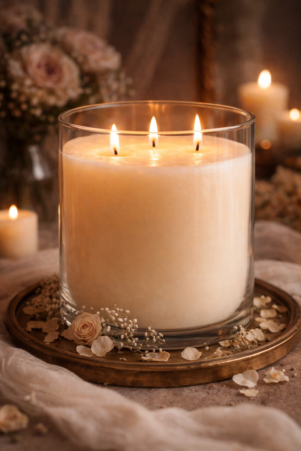 Abundance (oversized candle)